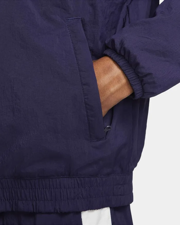 Men Nike Jackets Nike Purple Inkphoton Dustwhite