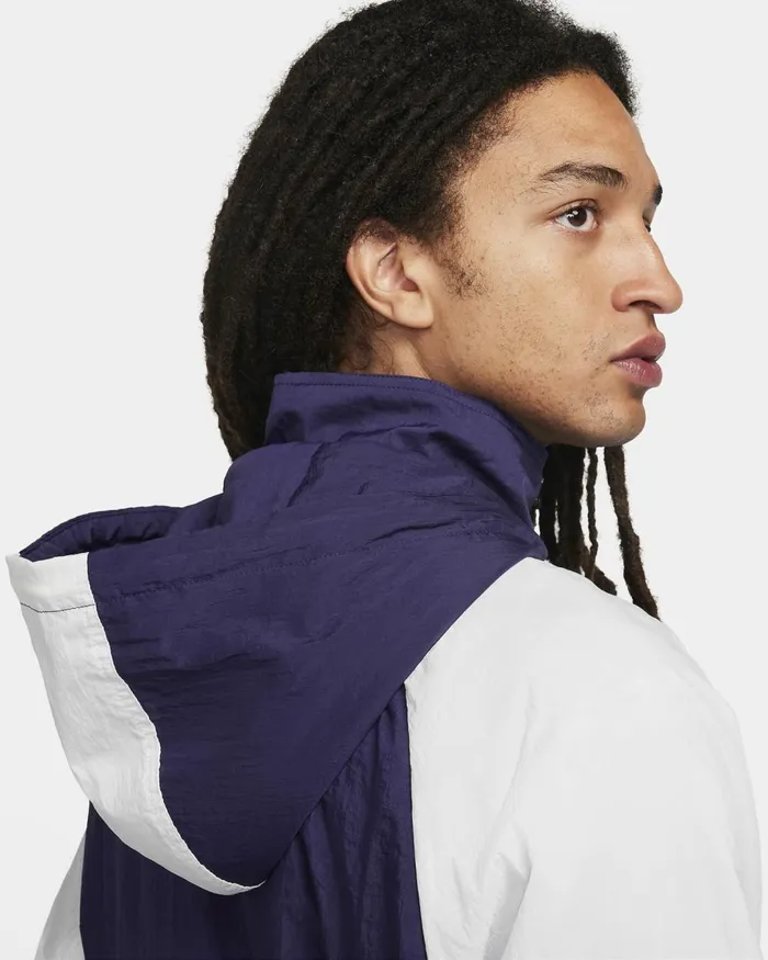 Men Nike Jackets Nike Purple Inkphoton Dustwhite