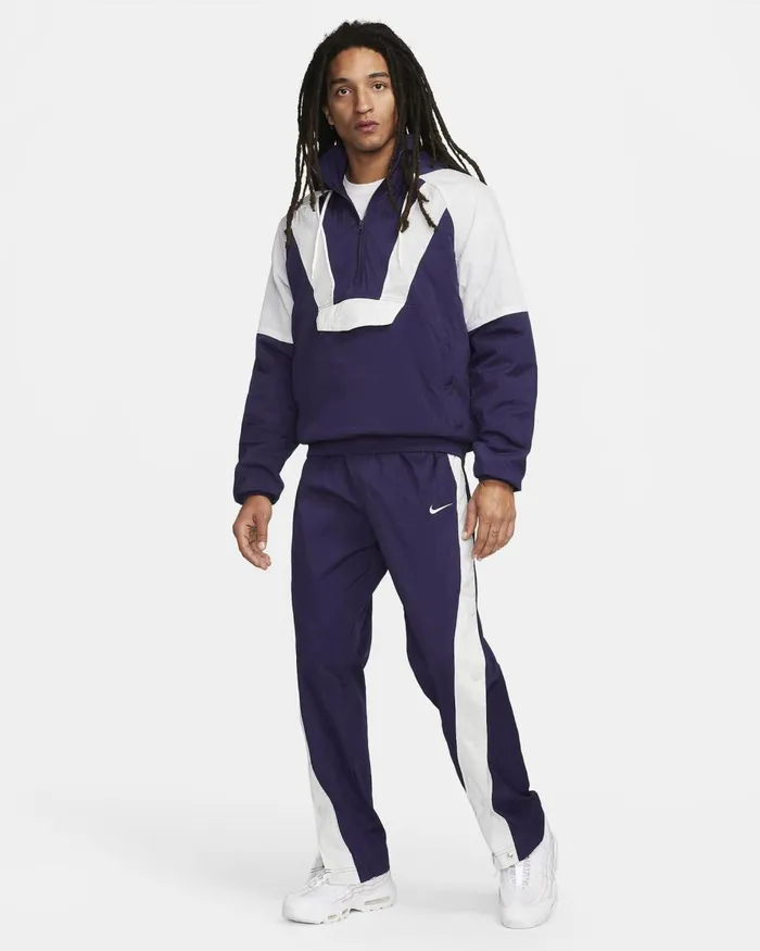 Men Nike Jackets Nike Purple Inkphoton Dustwhite
