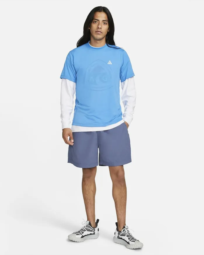 Men Nike Shorts ACG Diffused Bluesummit White