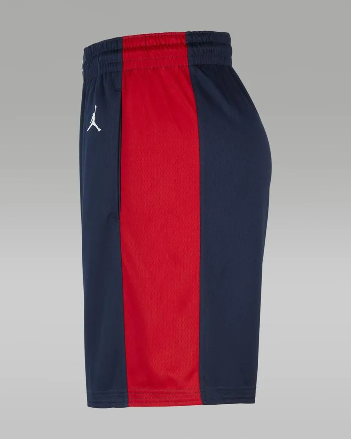 Men Nike Shorts France Jordan Road Limited College Navywhite