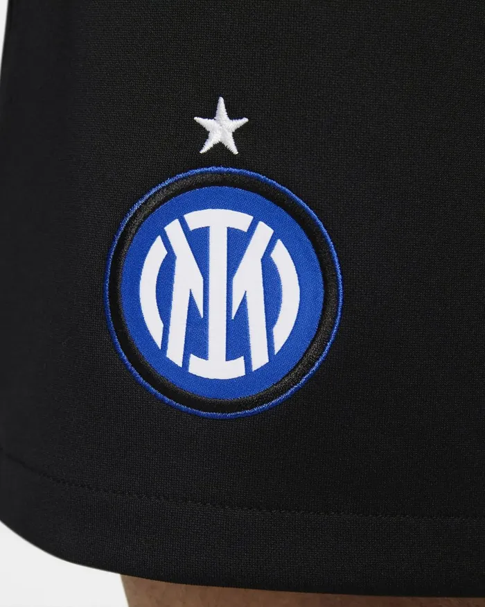 Men Nike Shorts Inter Milan 202223 Stadium Home Blackblackwhite