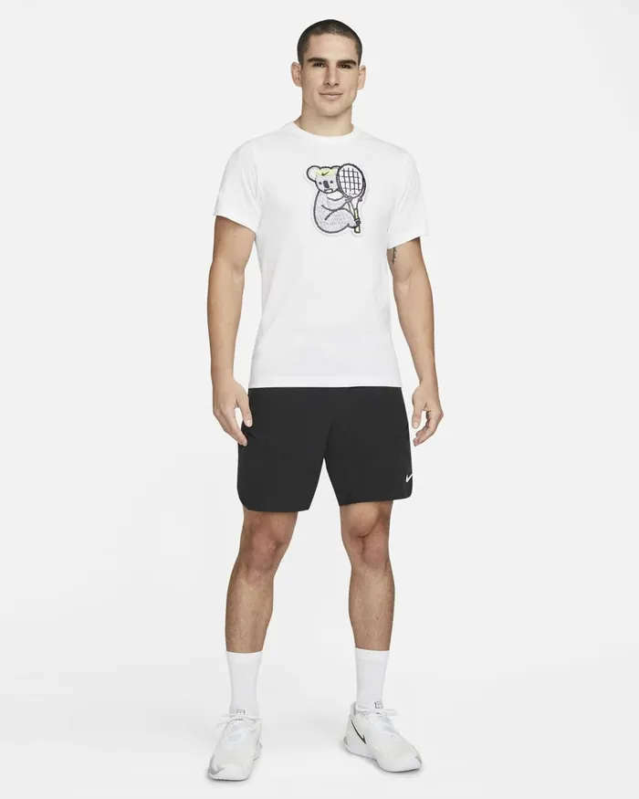 Men Nike Shorts NikeCourt DriFIT Advantage Blackwhite