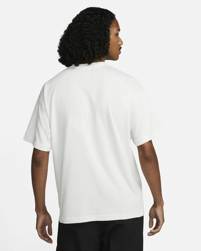 Men Nike Tops And TShirts Solo Swoosh Phantomwhite
