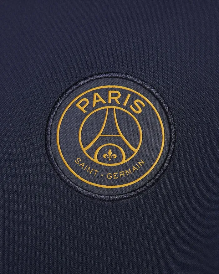 Men Nike Tracksuits Paris SaintGermain Academy Pro Home Blackened Bluegold Suede