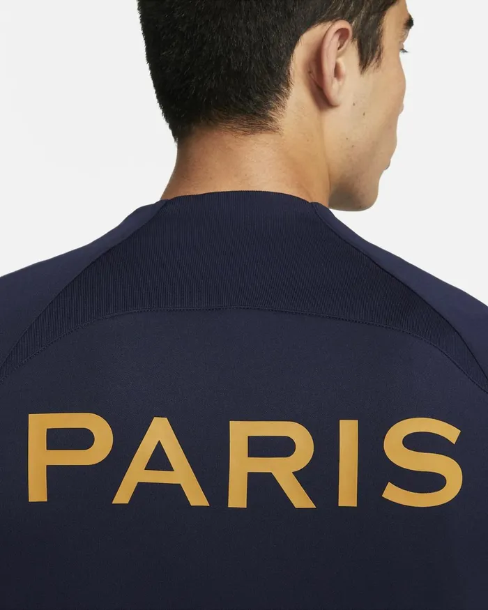 Men Nike Tracksuits Paris SaintGermain Academy Pro Home Blackened Bluegold Suede