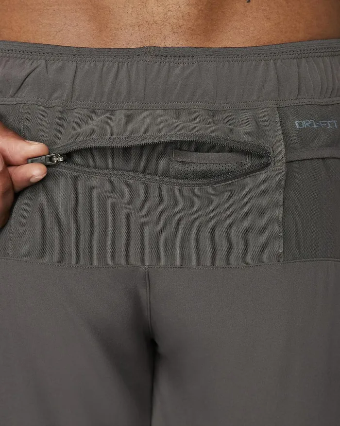 Men Nike Trousers And Tights DriFIT Running Division Phenom Medium Ash