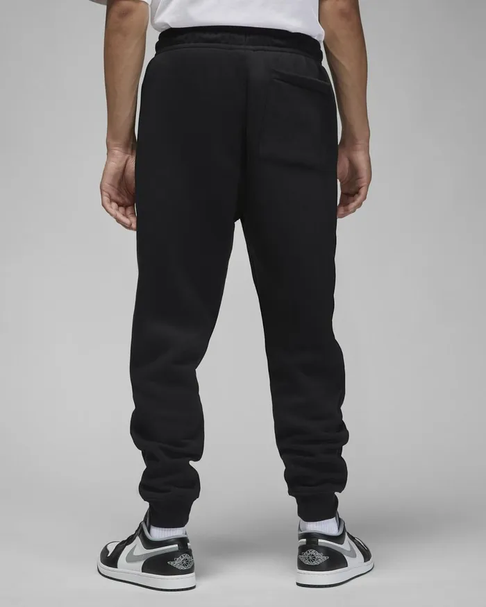 Men Nike Trousers And Tights Jordan Brooklyn Fleece Blackblackwhite