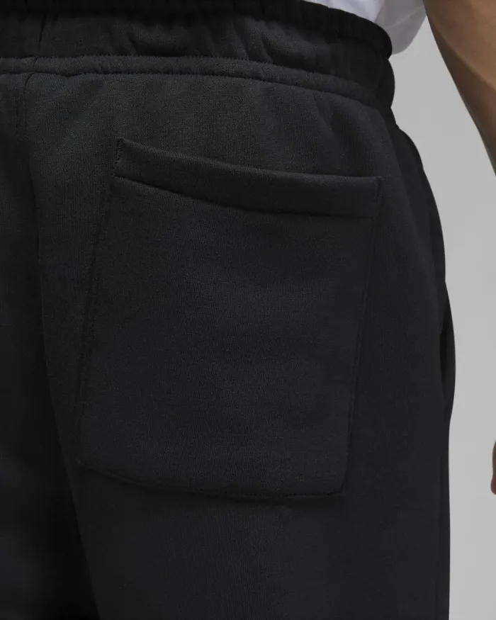 Men Nike Trousers And Tights Jordan Brooklyn Fleece Blackblackwhite