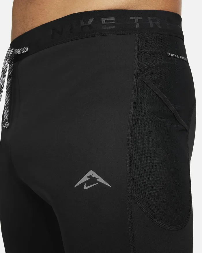 Men Nike Trousers And Tights Lunar Ray Blackblackwhite