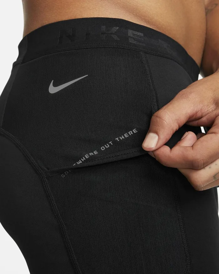 Men Nike Trousers And Tights Lunar Ray Blackblackwhite