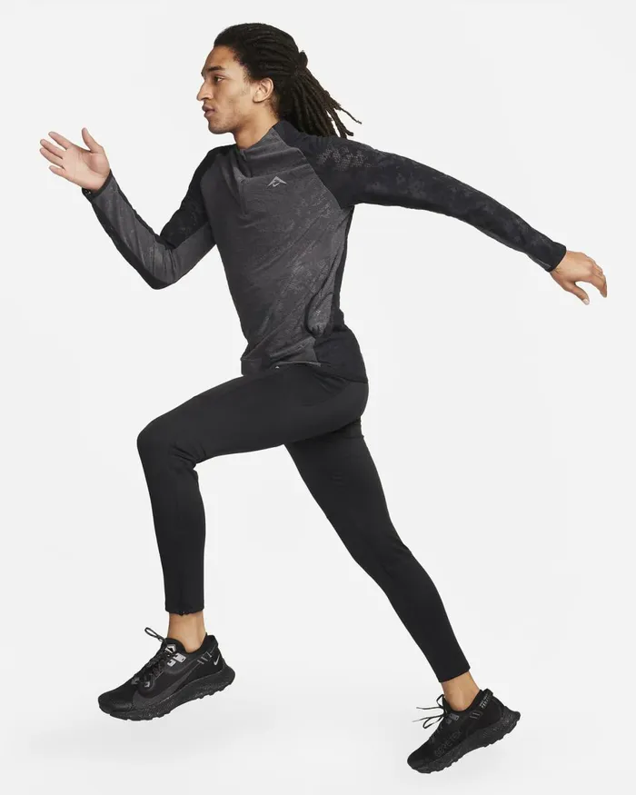 Men Nike Trousers And Tights Lunar Ray Blackblackwhite