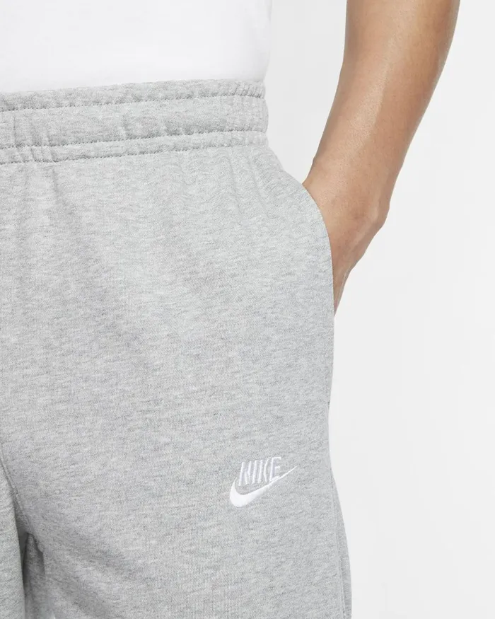 Men Nike Trousers And Tights Sportswear Club Dark Grey Heathermatte Silverwhite