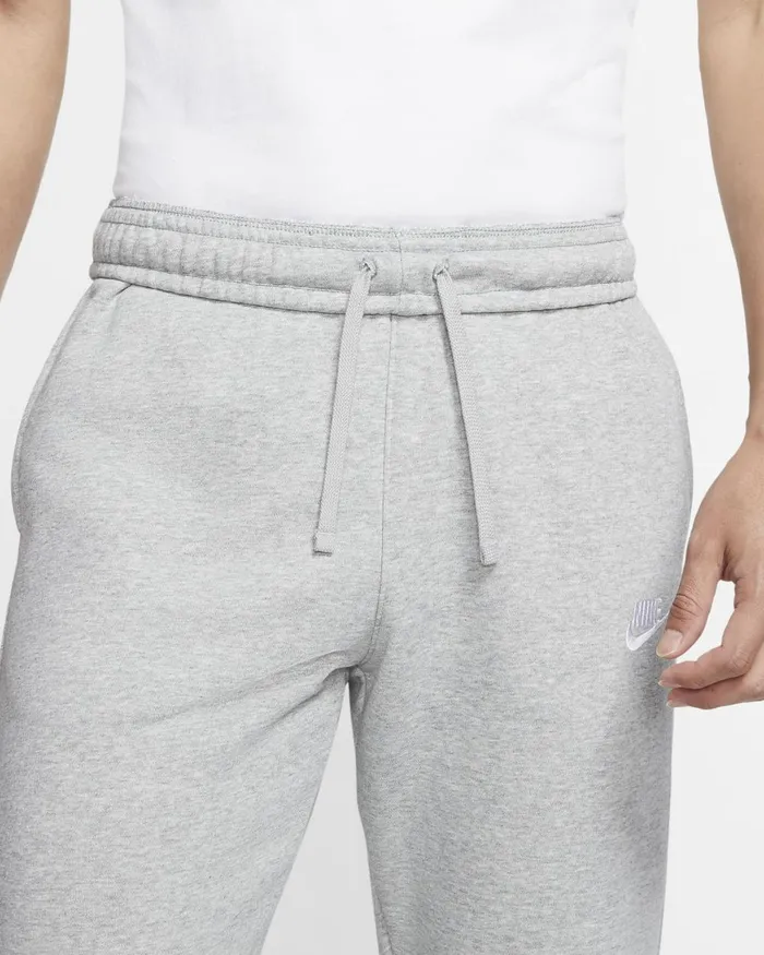 Men Nike Trousers And Tights Sportswear Club Dark Grey Heathermatte Silverwhite