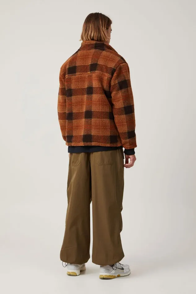 Men Pants Cotton On Parachute Field Pant Burnt Olive