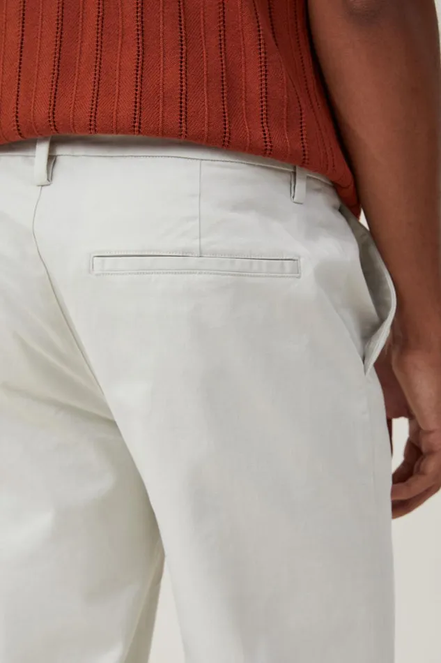 Men Pants Cotton On Regular Straight Chino Washed Stone