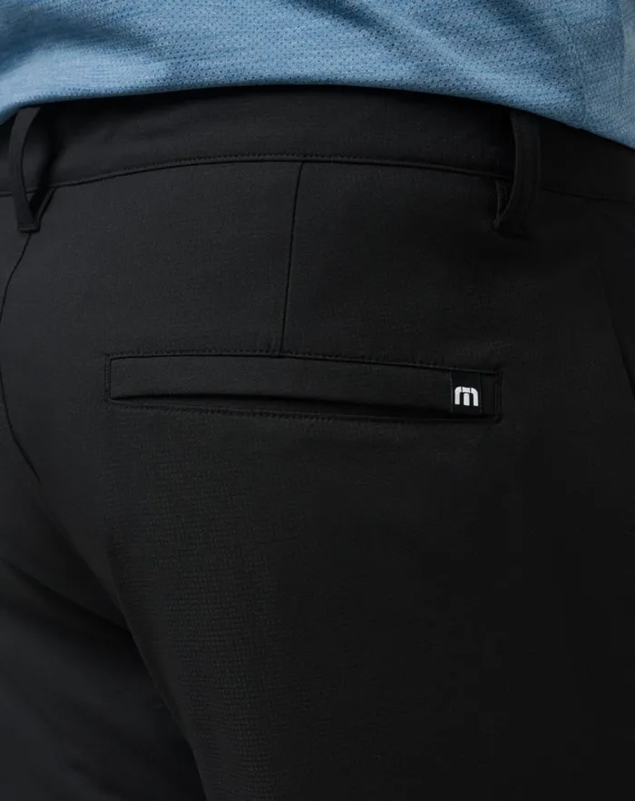 Men Pants TravisMathew OPEN TO CLOSE JOGGER Black