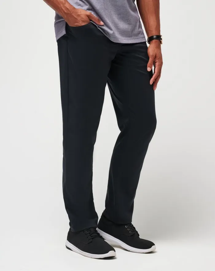 Men Pants TravisMathew OPEN TO CLOSE PANT Black Men Pants TravisMathew OPEN TO CLOSE PANT Black
