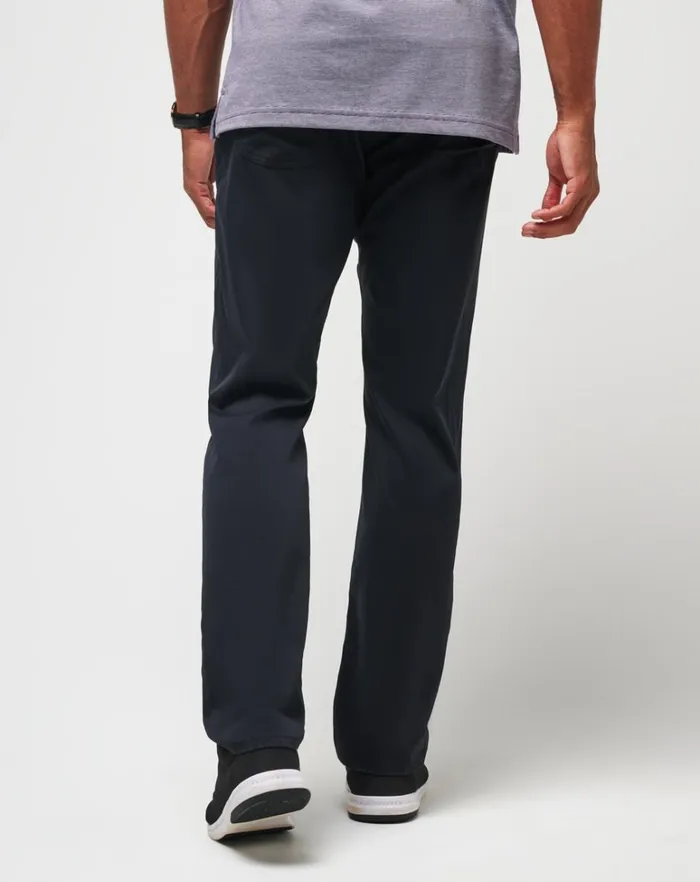 Men Pants TravisMathew OPEN TO CLOSE PANT Black Men Pants TravisMathew OPEN TO CLOSE PANT Black