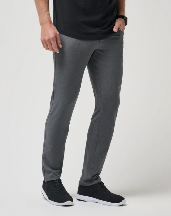 Men Pants TravisMathew OPEN TO CLOSE PANT Heather Dark Grey Men Pants TravisMathew OPEN TO CLOSE PANT Heather Dark Grey