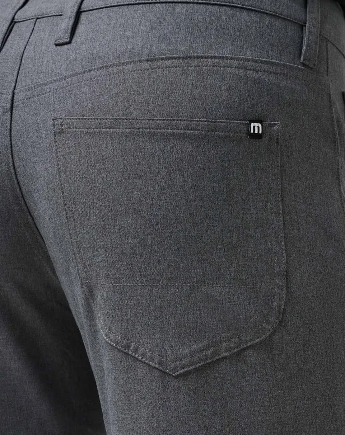 Men Pants TravisMathew OPEN TO CLOSE PANT Heather Dark Grey Men Pants TravisMathew OPEN TO CLOSE PANT Heather Dark Grey