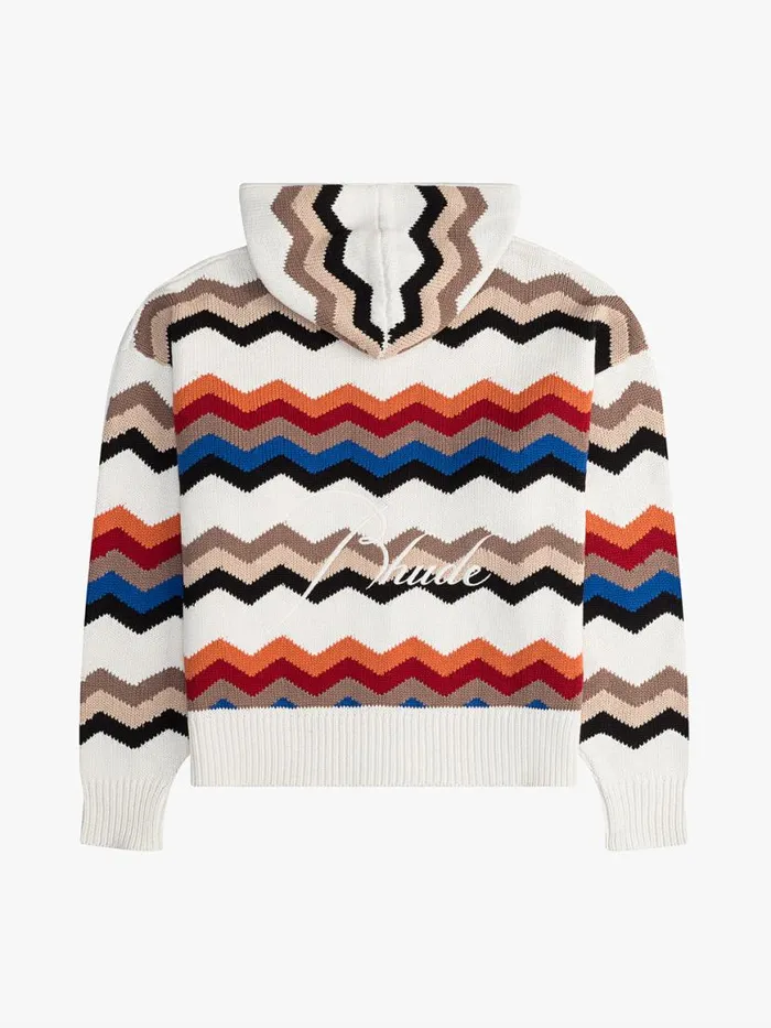Men Rhude Luxe Knitwear CYRIL KNIT ZIPUP Multi