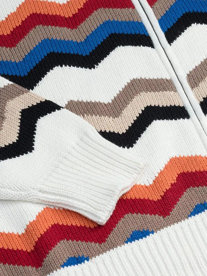 Men Rhude Luxe Knitwear CYRIL KNIT ZIPUP Multi
