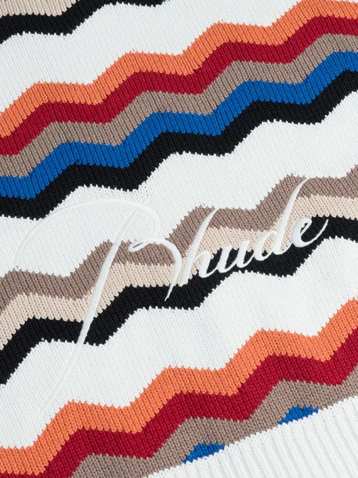 Men Rhude Luxe Knitwear CYRIL KNIT ZIPUP Multi