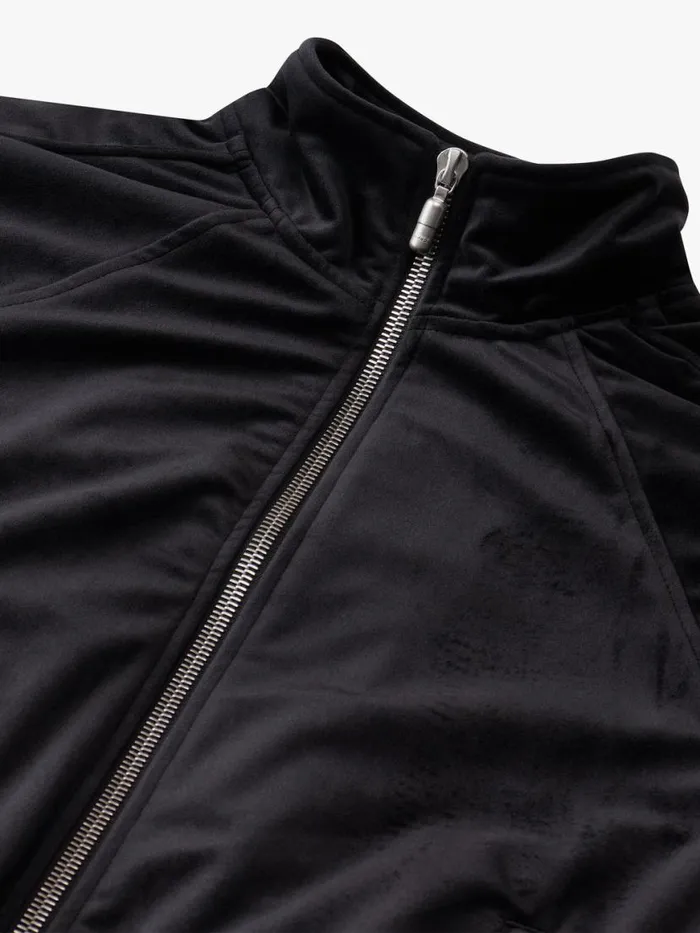 Men Rhude Outerwear VELVET TRACK JACKET Black