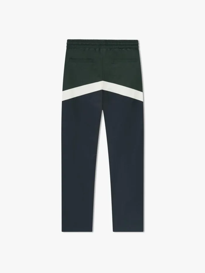 Men Rhude Pants MOTORSPORT TRACK PANT Blackwhite