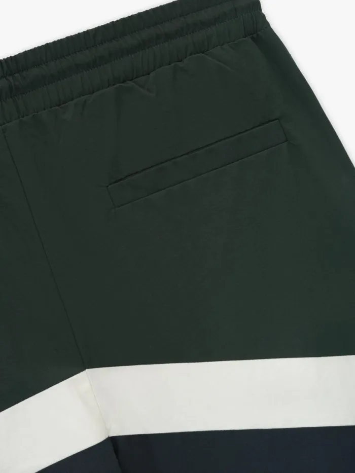 Men Rhude Pants MOTORSPORT TRACK PANT Blackwhite