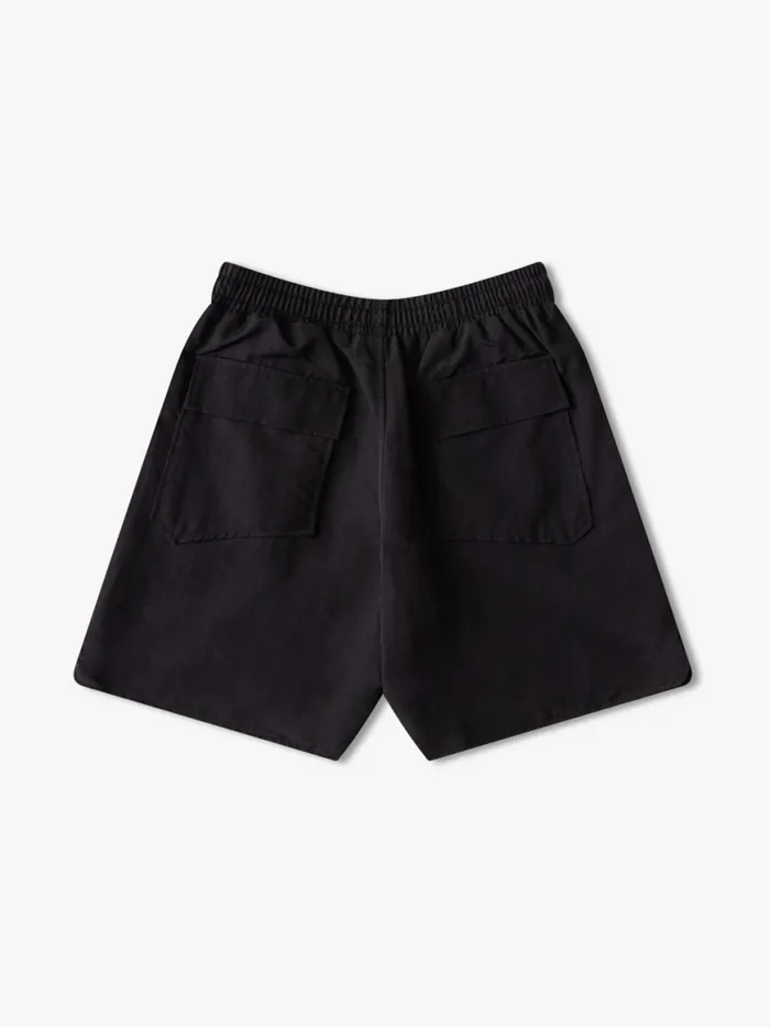 Men Rhude Shorts RH LOGO SHORTS Blackwhite