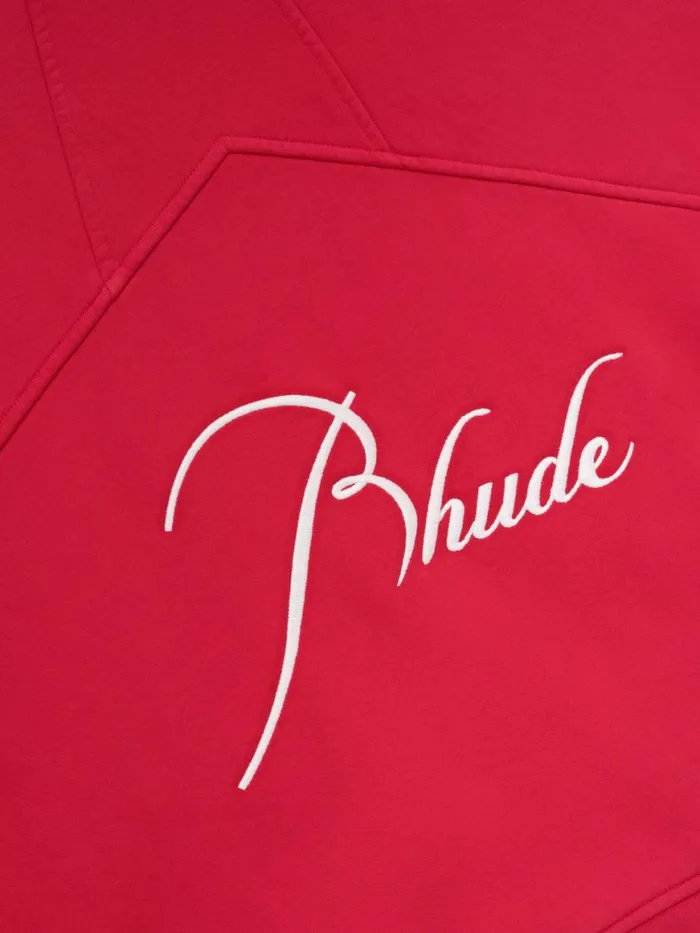 Men Rhude Sweatshirts CLASSIC CREWNECK Vtg Red