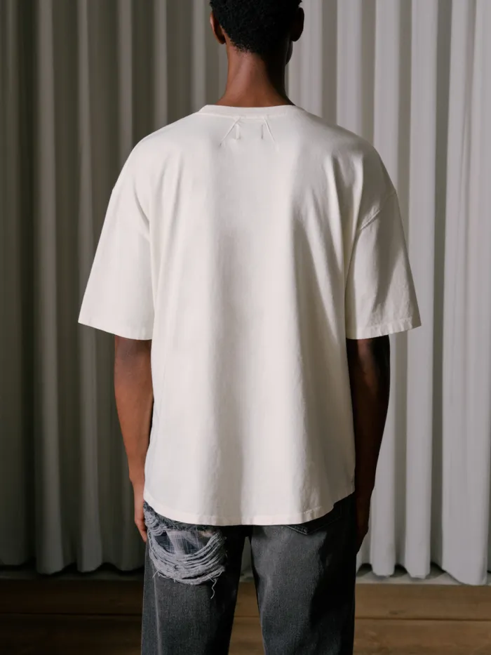 Men Rhude Tees CHEVRON EAGLE TEE Vtg White