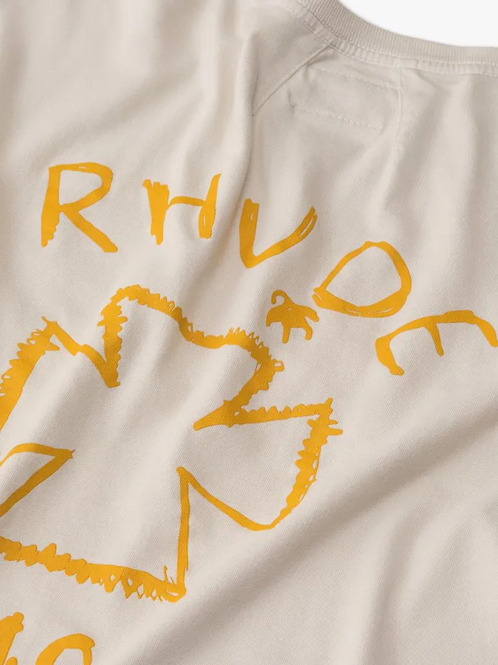 Men Rhude Tees SUGARLAND TEE White