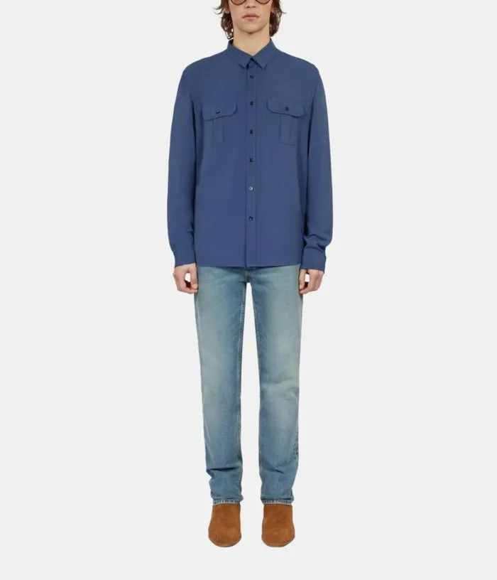 Men Royal Blue Shirt THE KOOPLES Shirts