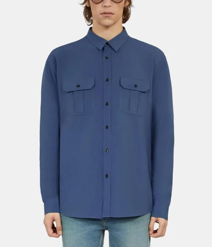 Men Royal Blue Shirt THE KOOPLES Shirts