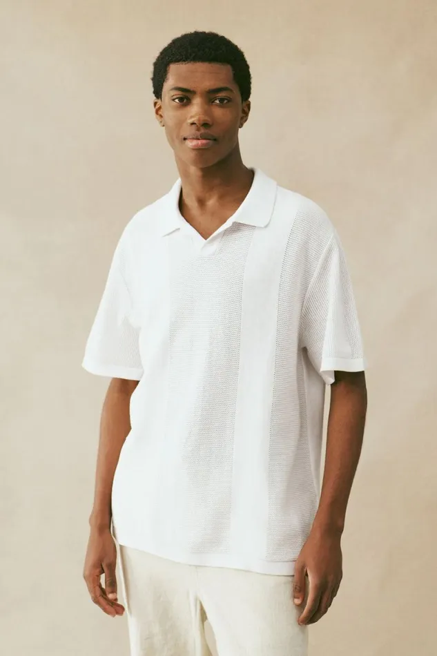 Men Shirts and Polos Cotton On Resort Short Sleeve Polo White
