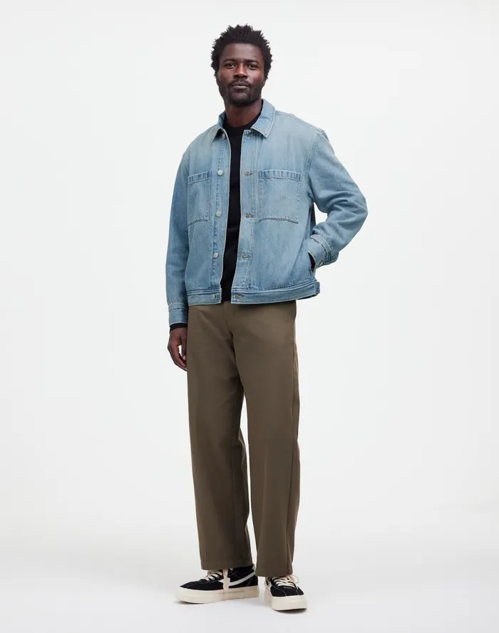 Men Shirts Madewell Denim ShirtJacket In Jamestown Wash Jamestown Wash