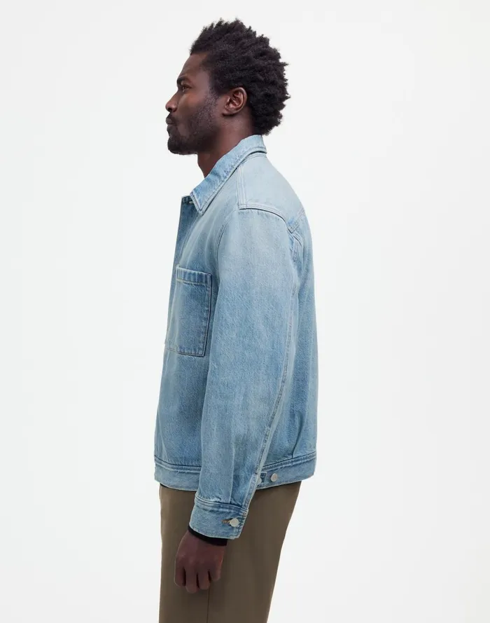 Men Shirts Madewell Denim ShirtJacket In Jamestown Wash Jamestown Wash