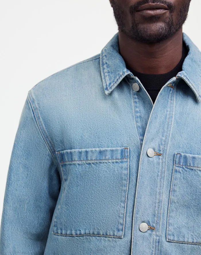 Men Shirts Madewell Denim ShirtJacket In Jamestown Wash Jamestown Wash