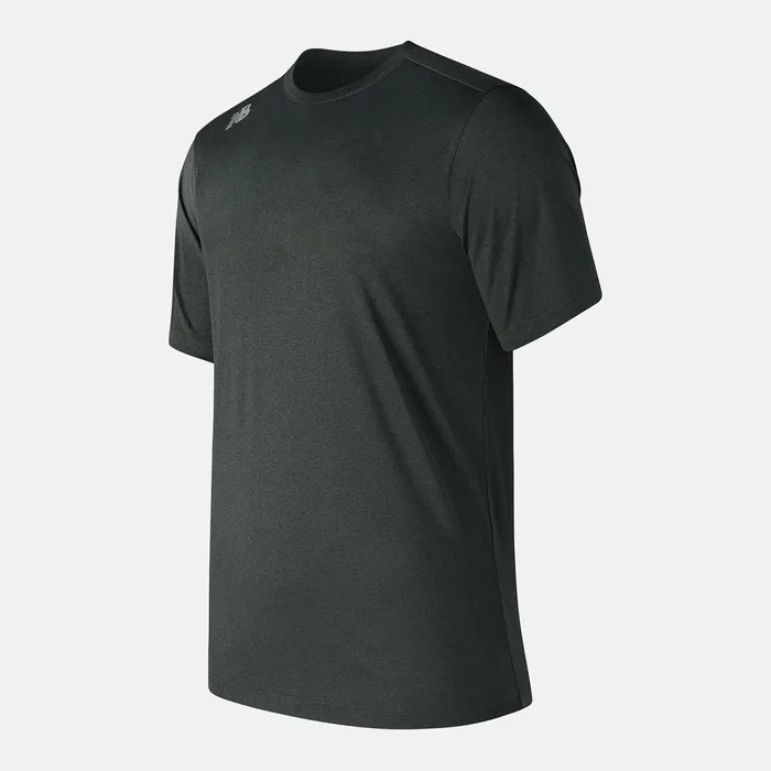 Men Short Sleeve Tech Tee Dark Heather New Balance Shirts