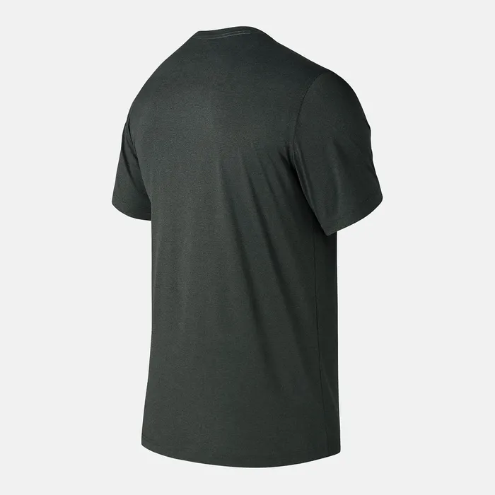 Men Short Sleeve Tech Tee Dark Heather New Balance Shirts