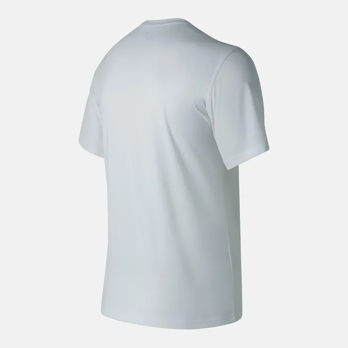 Men Short Sleeve Tech Tee White New Balance Shirts Men Short Sleeve Tech Tee White New Balance Shirts