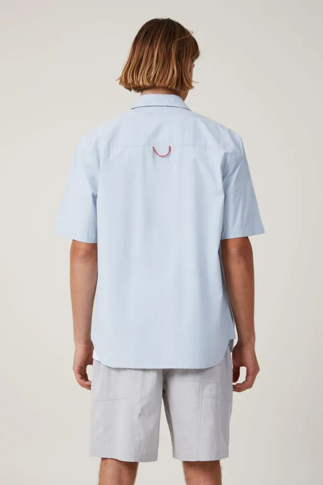 Men Shorts Cotton On Parachute Field Short Steel