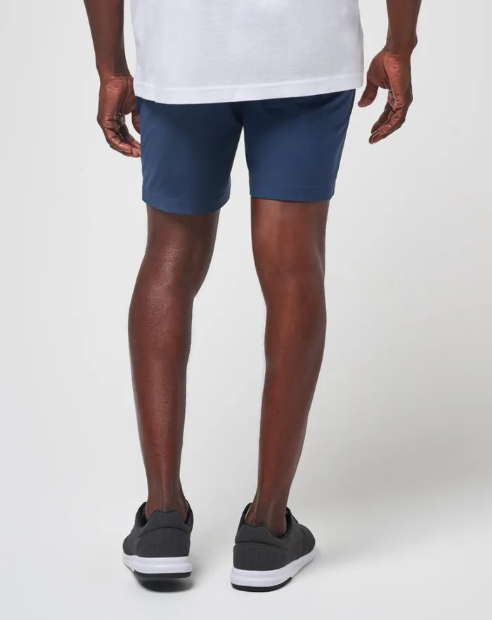 Men Shorts TravisMathew TECH CHINO SHORT 8IN Dress Blues