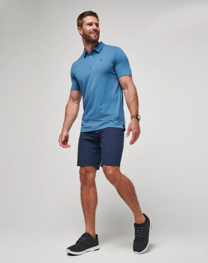 Men Shorts TravisMathew WANDERLUST SHORT 9IN Mood Indigo Men Shorts TravisMathew WANDERLUST SHORT 9IN Mood Indigo