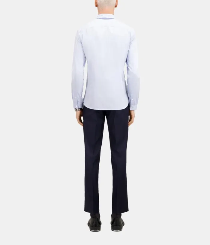 Men Smart Twill Sky Blue Shirt THE KOOPLES Shirts