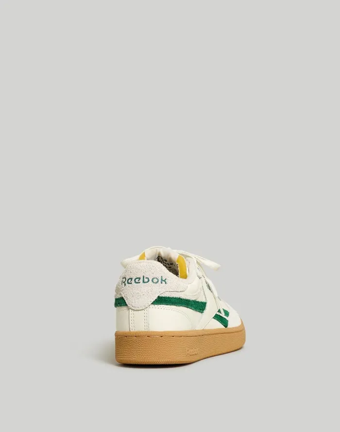 Men Sneakers Madewell Madewell X Reebok Men039s Club C Revenge Sneakers Chalk Dark Green