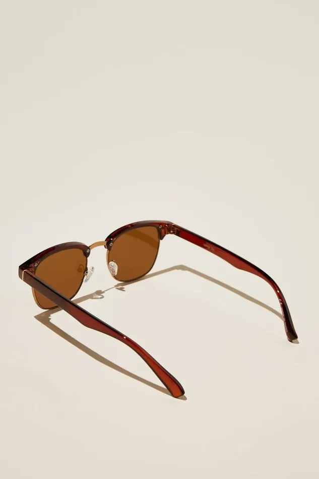 Men Sunglasses Cotton On Leopold Sunglasses Toffycopperbrown